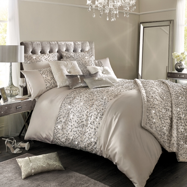 Kylie Minogue Bedding Alexa Gold White Astor Amethyst Duo Oyster